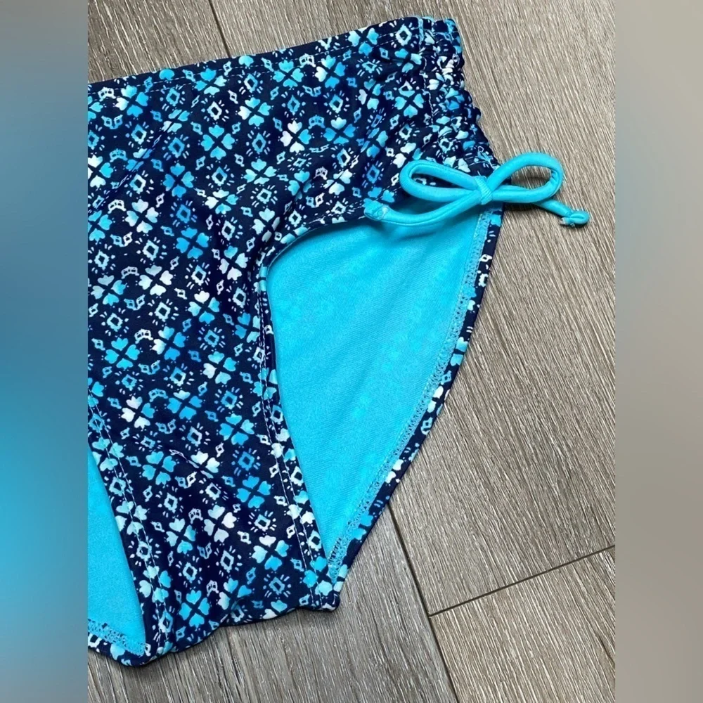 Justice Girl Bikini Bottom Seimsuit Blue Size 10